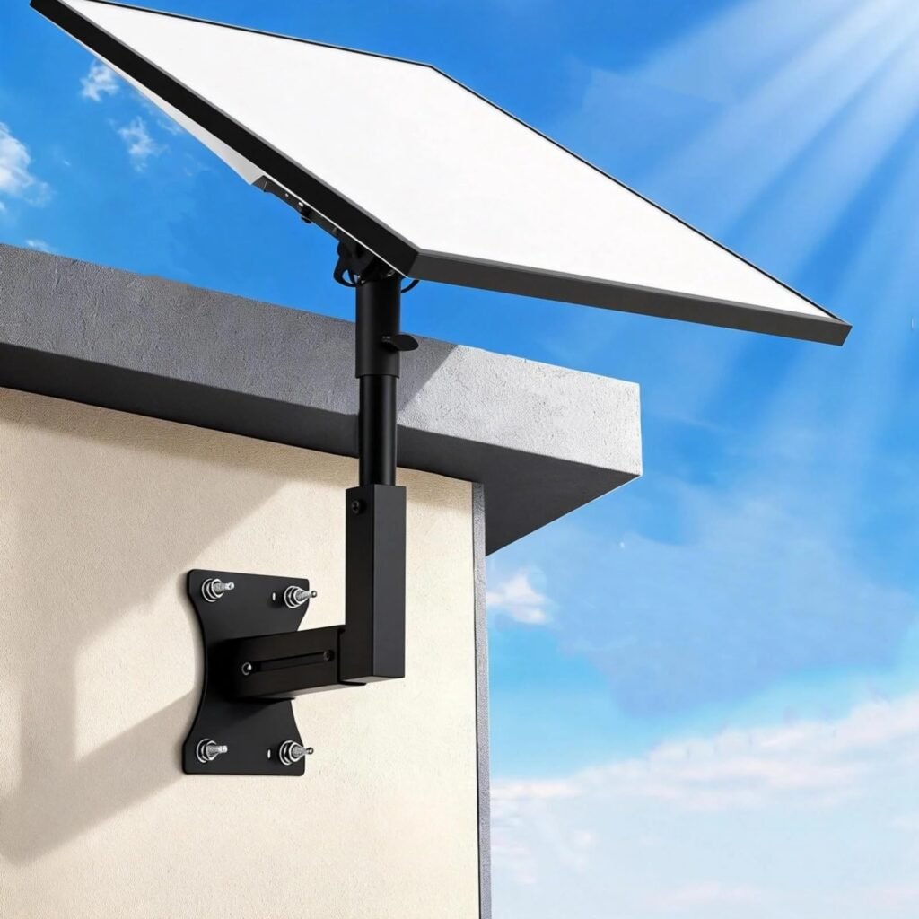 Adjustable Wall Mount Compatible with Starlink Gen 3, Telescoping Support Arm, Rustproof &
