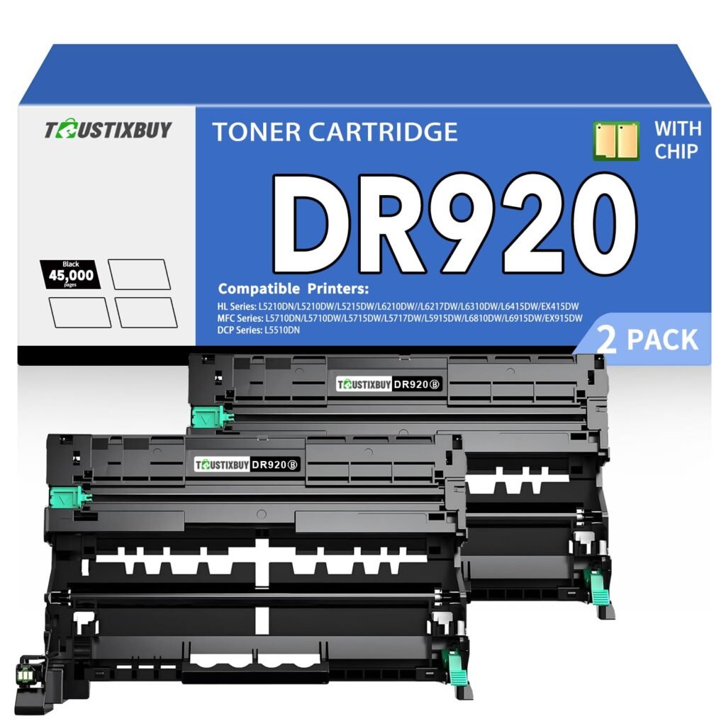 TrustixBuy DR920 Drum Unit for Brother Printers (2 Pack)