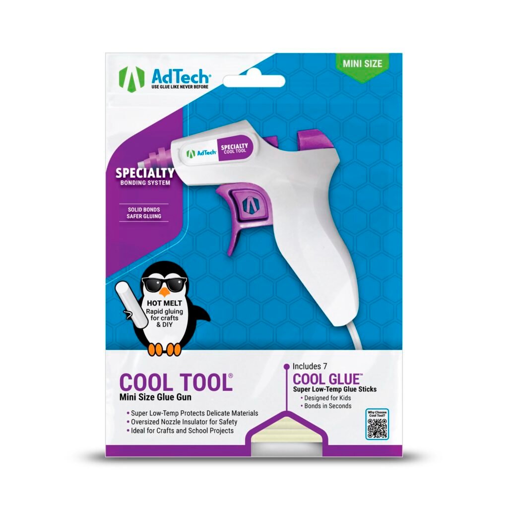 AdTech Cool Tool Kit Low-Temp Glue Gun, White