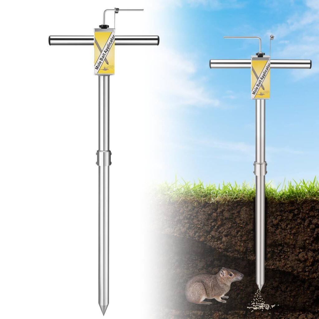 DACK Stainless Steel Gopher & Mole Bait Applicator