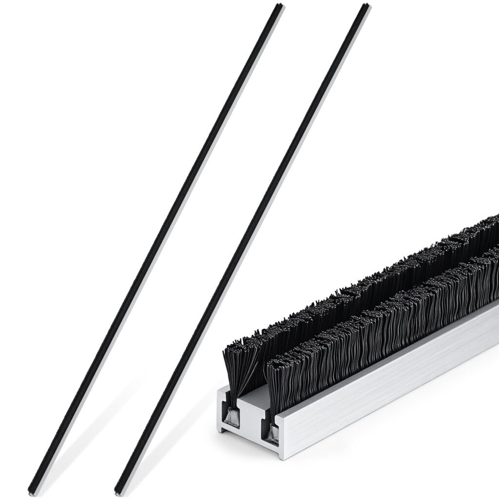 Pushglossy 2 Pcs 42 Inch Commercial Door Weather Stripping