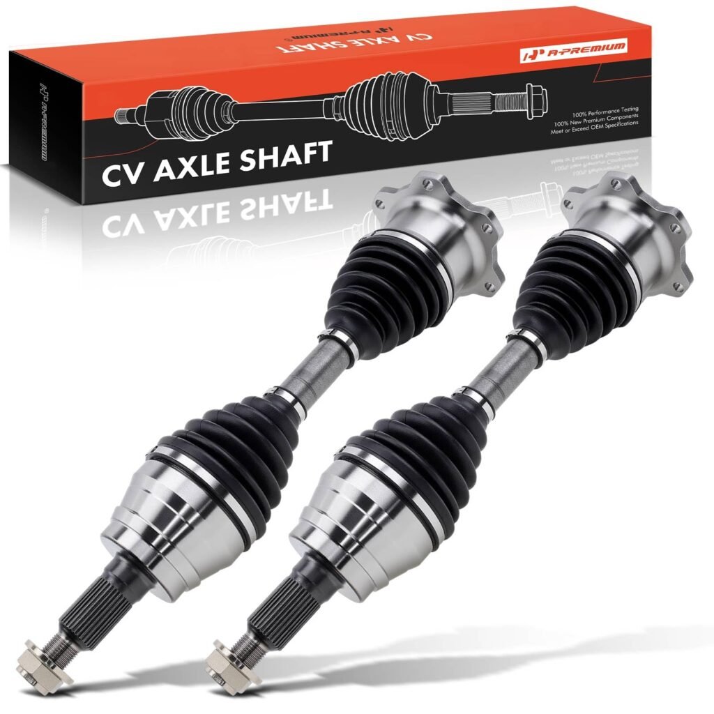 A-Premium Front CV Axle Shaft Assembly Set