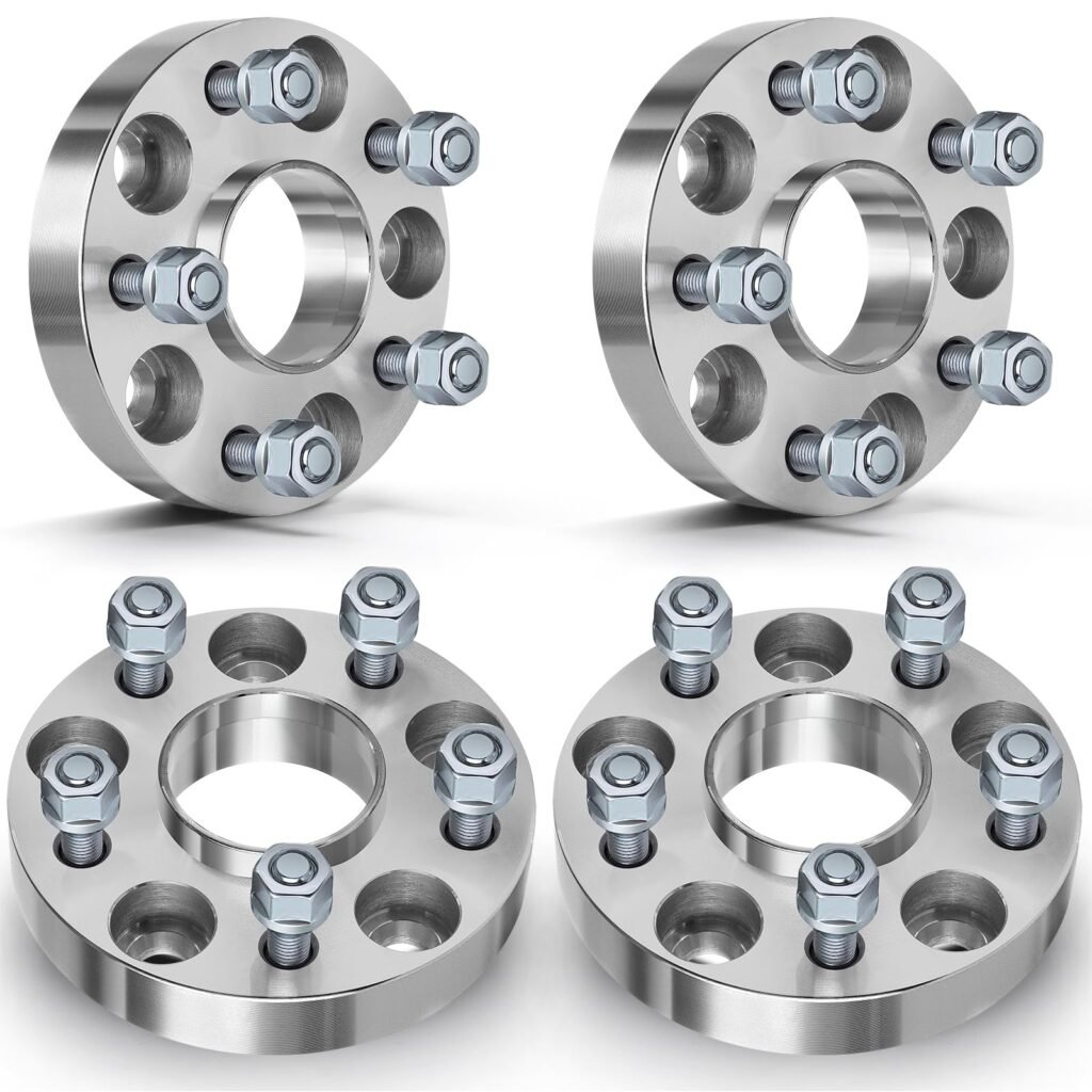 ECCPP 4PCS 5 lug Hubcentric Wheel Spacers 1 inch 5x114.3 to 5x114.3mm 5x4.5 to 5x4.5 for 1997-2021