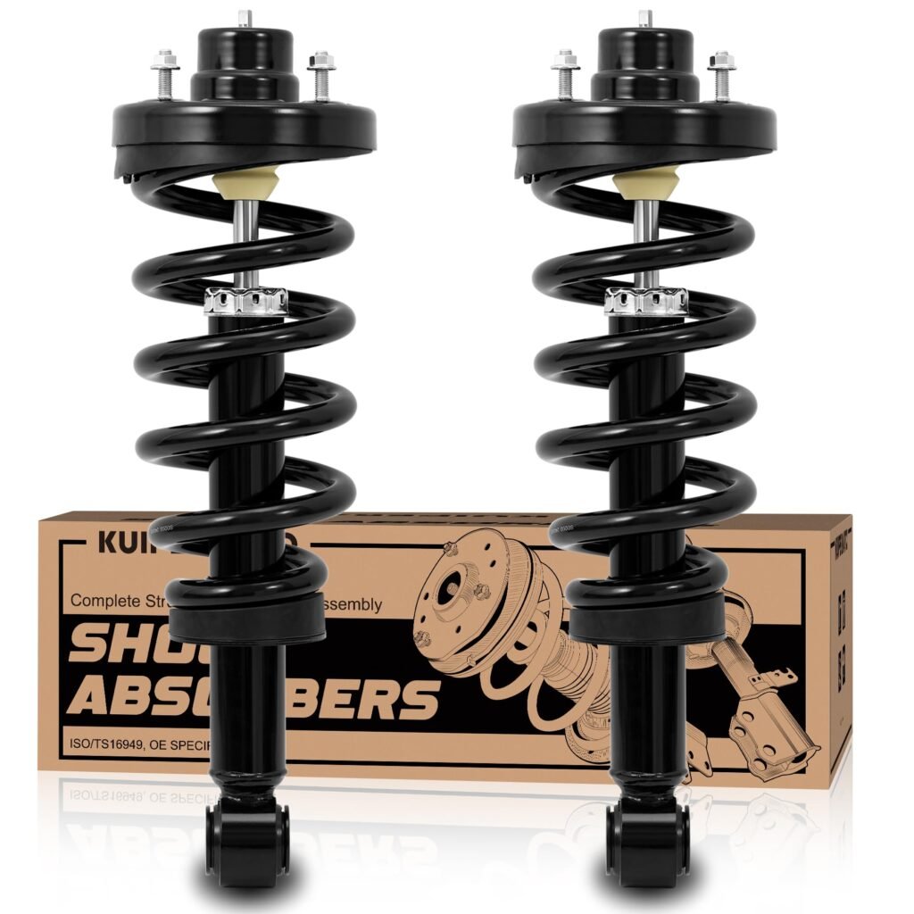KUIPERAUTO Pair Rear Struts Shocks Complete Assembly Compatible with 2007-2017 Ford Expedition Lincoln Navigator 171139 Coil Spring Assembly Shock Absorber