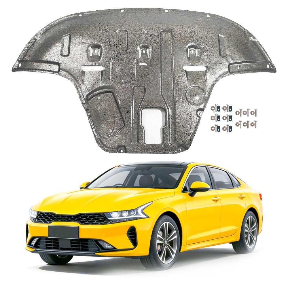 8/16/2026 ***MISSING PARTS***
Steel Engine Splash Shield Fit for KIA K5 2021 2022 2023 2024 2025 Front Skid Plate Heavy-Duty Lower Engine Cover Guard Fit for K5 Engine Shield w/Screw Hardware