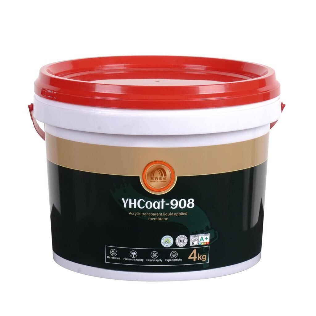 ORIENTAL YUHONG Waterproof Sealant, UV Defense, Concrete Sealer, Transparent Waterproof Adhesive, Acrylic, for Roof, Wall, Indoor & Outdoor,1 Gallon