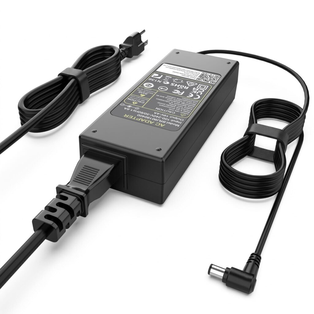 19V 4A 76W Replacement Power Adapter for Samsung 32-Inch TVs, 9FT