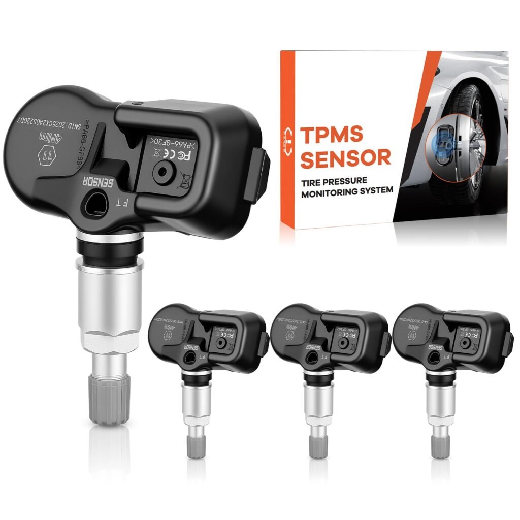 Pre-Programmed TPMS Senors 315MHz & 433MHz Tire Pressure Monitoring System Fit for Toyota & Lexus All Models, Subaru BRZ – 4PCS, for 4Runner Camry Corolla RAV4 Tacoma Tundra RX350 ES350 IS350 NX250