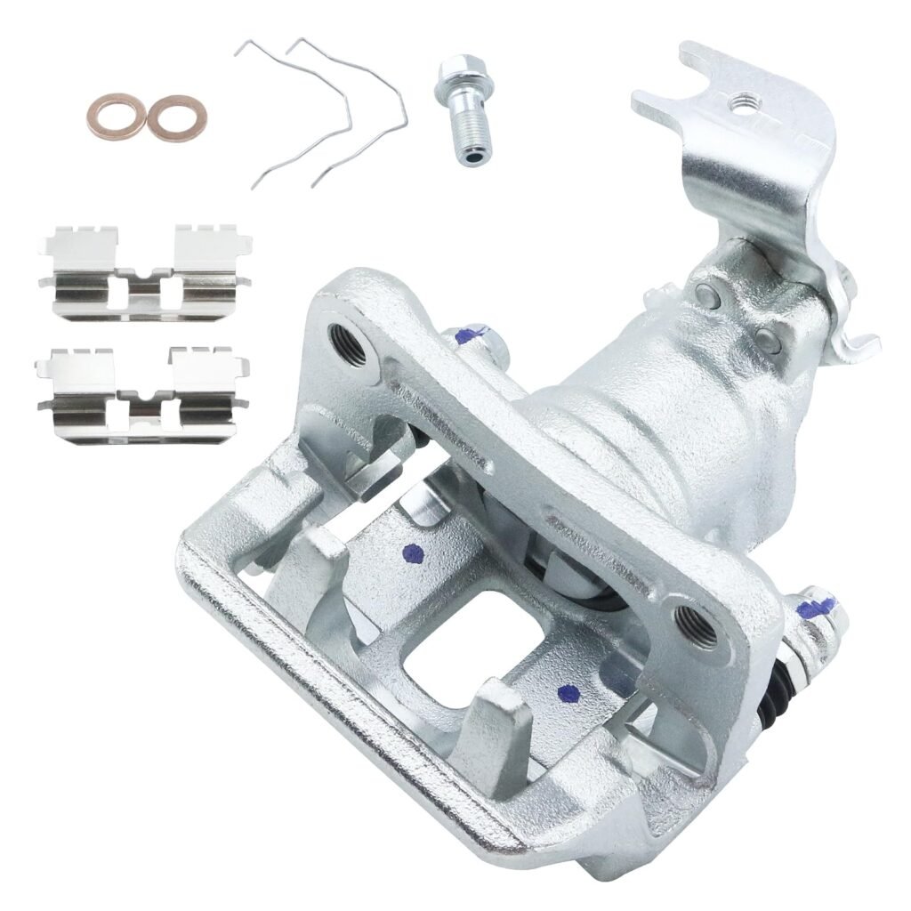 BDELI Rear Left Brake Caliper With Bracket Replacement for Honda Accord 2008 2009 2010 2011 2012,