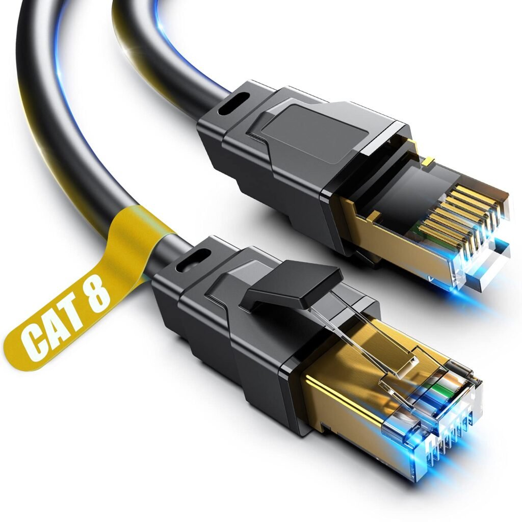 Vabogu Cat 8 Ethernet Cable, Heavy Duty High Speed Internet Network Cable, Multiple Size Options,