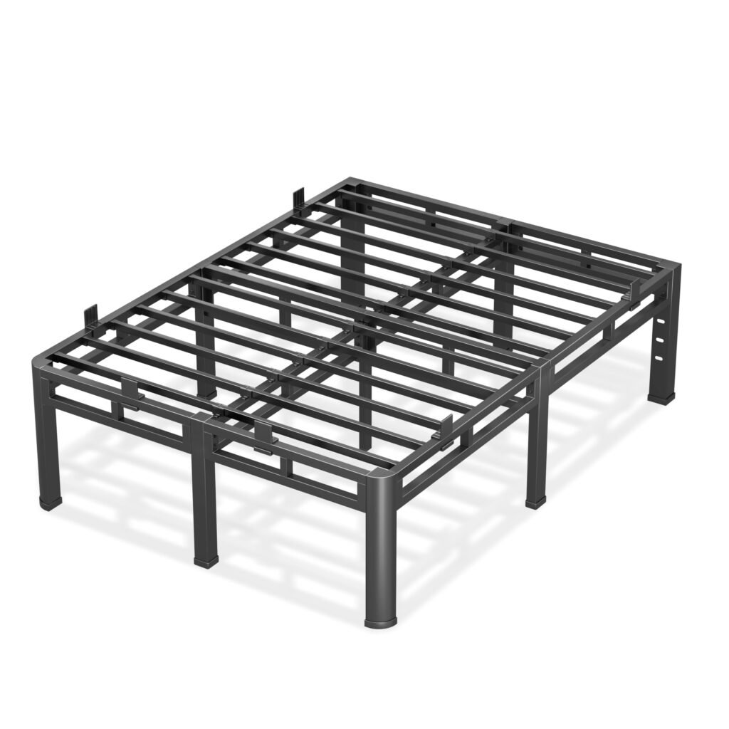 9/13/2026 ***NOT EXACT TO STOCK IMAGE/VIEW ALL IMAGES***
Bed Frame Queen Size 24 Inch Tall,Double Layer Heavy Duty Metal Platform