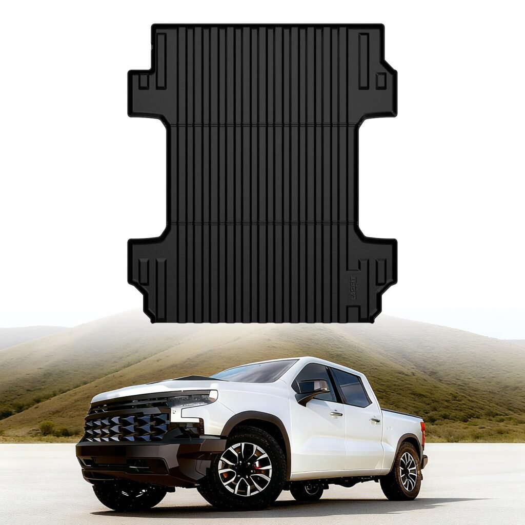 LASFIT Truck Bed Mat for Chevrolet Silverado/GMC Sierra 1500 2019-2026 (6.6FT)