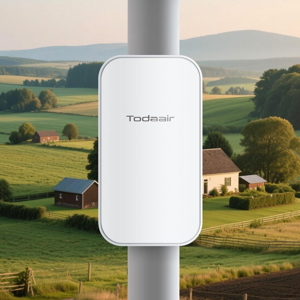 2025 Outdoor WiFi Extender?WiFi Booster and Signal Amplifier?IP65 Weatherproof?Outdoor WiFi Extender for Farm?Courtyard?Factory