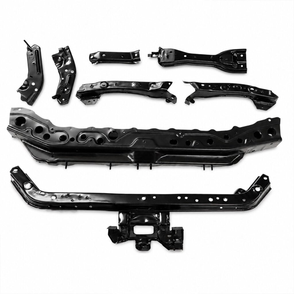 XQSMWF Steel Front Support Radiator Brackets Kit for Nissan Sentra 2013-19
