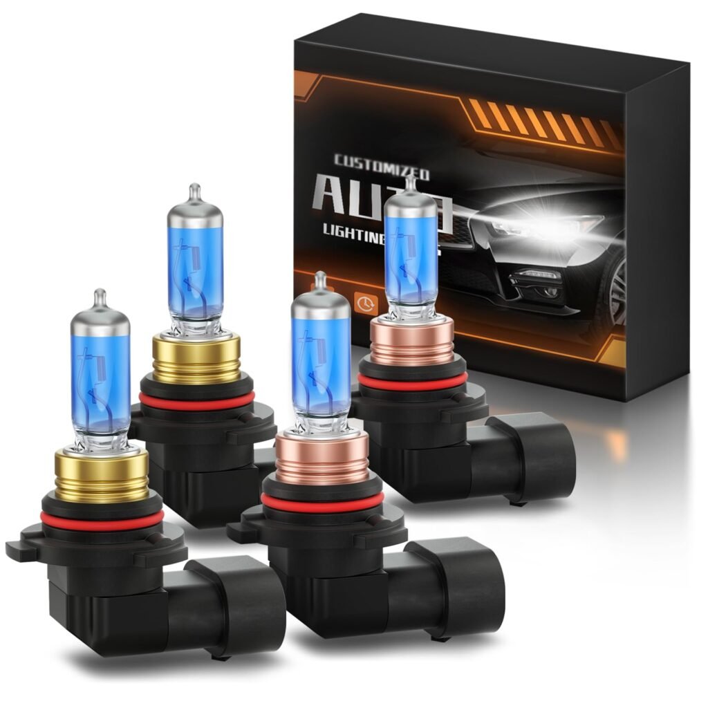 XFLHEHD Fits for 2006-2015 Honda Civic Halogen Headlight Bulbs Combo, Ultra Bright 5000K White High