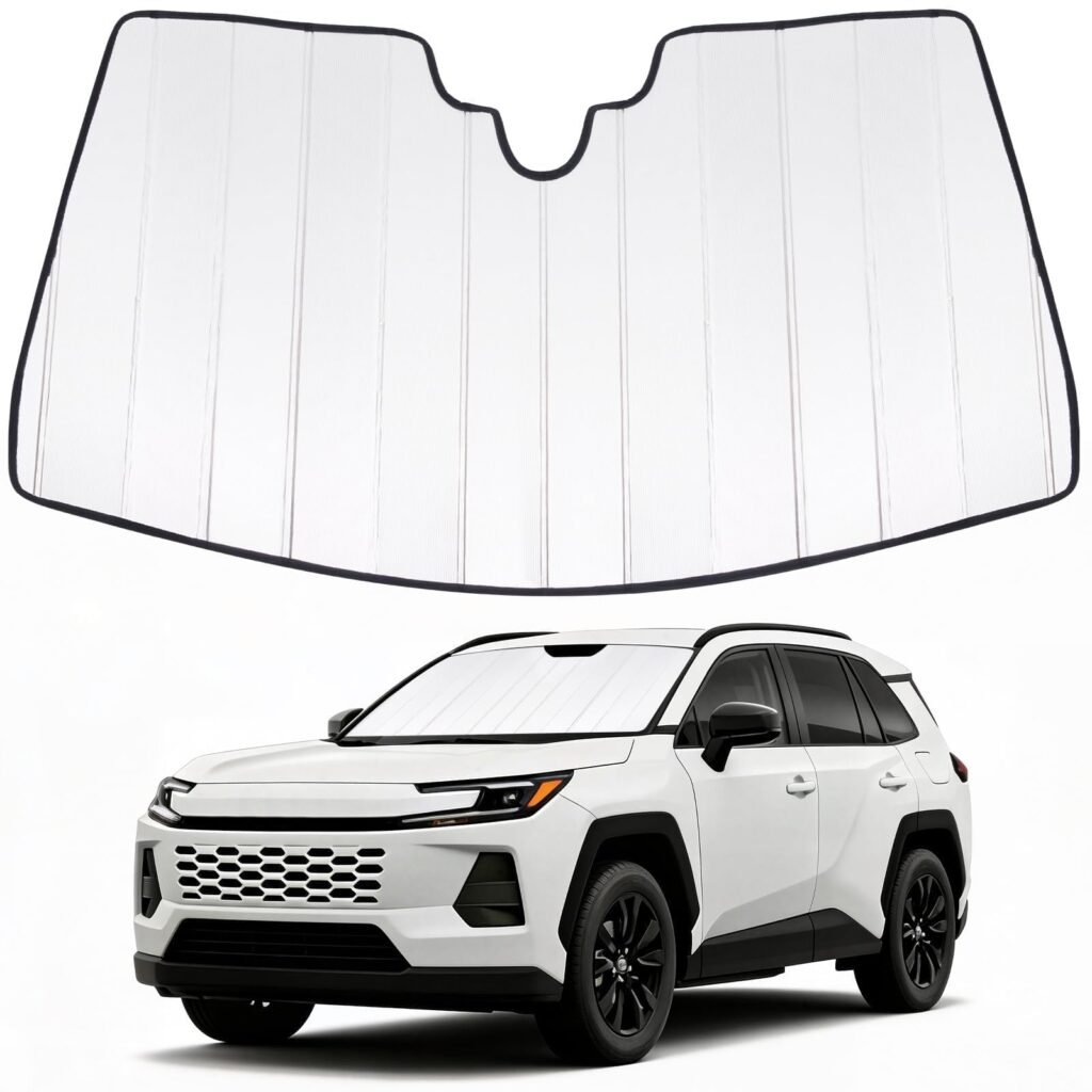 Fumgil Windshield Sun Shade Fit for Toyota Rav4 2026