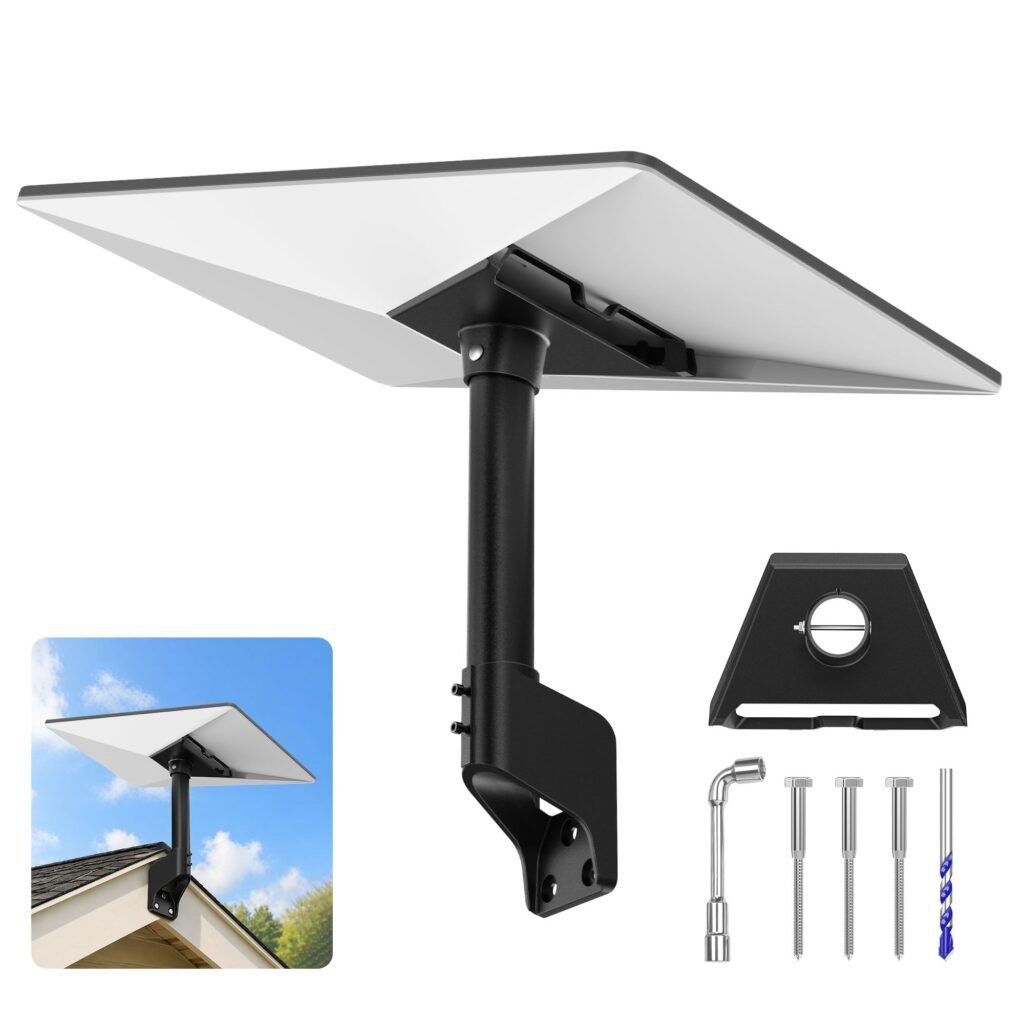 Standard 4/4X Mount for Starlink, 360° Adjustable Gen 3 Dish Wall Mount with Aluminum Adapter,