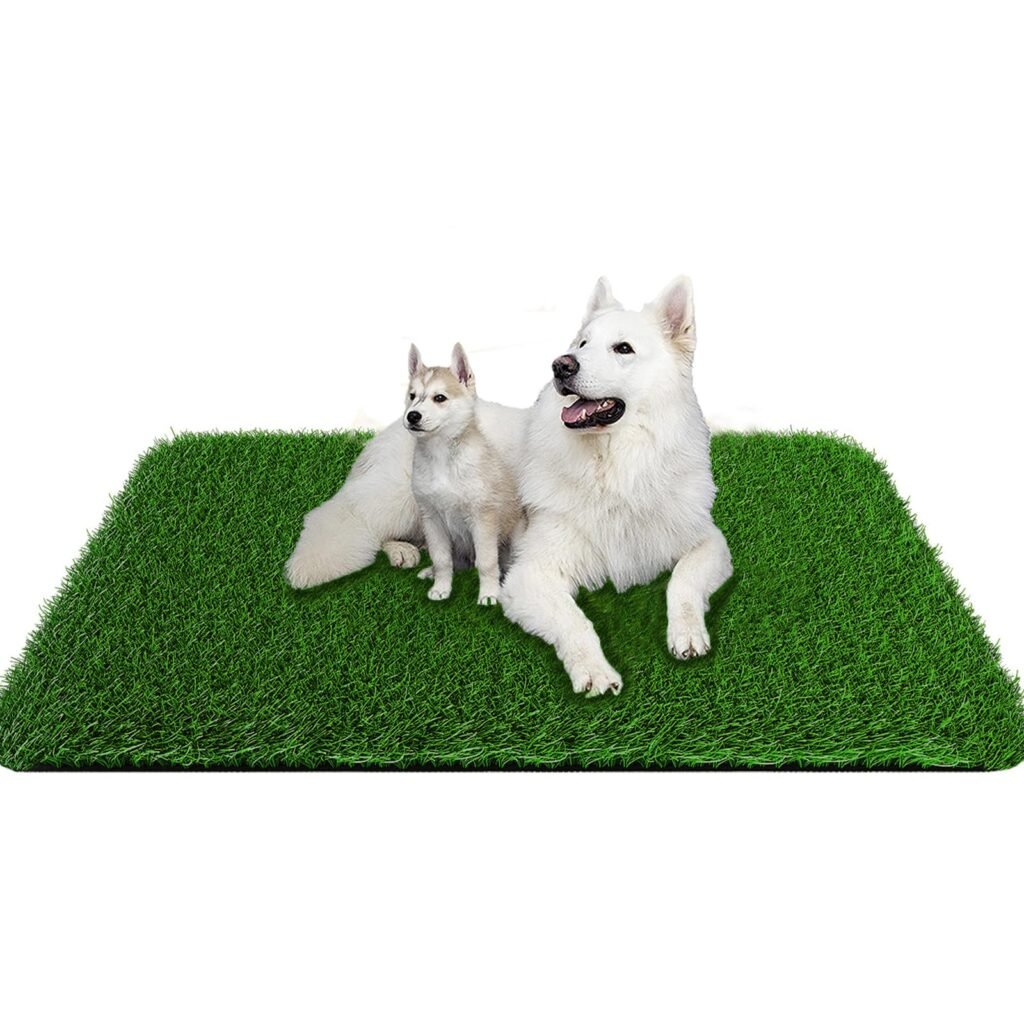Fake  Pad for Dogs Potty Training Artificial Turf, 39.3x31.5in