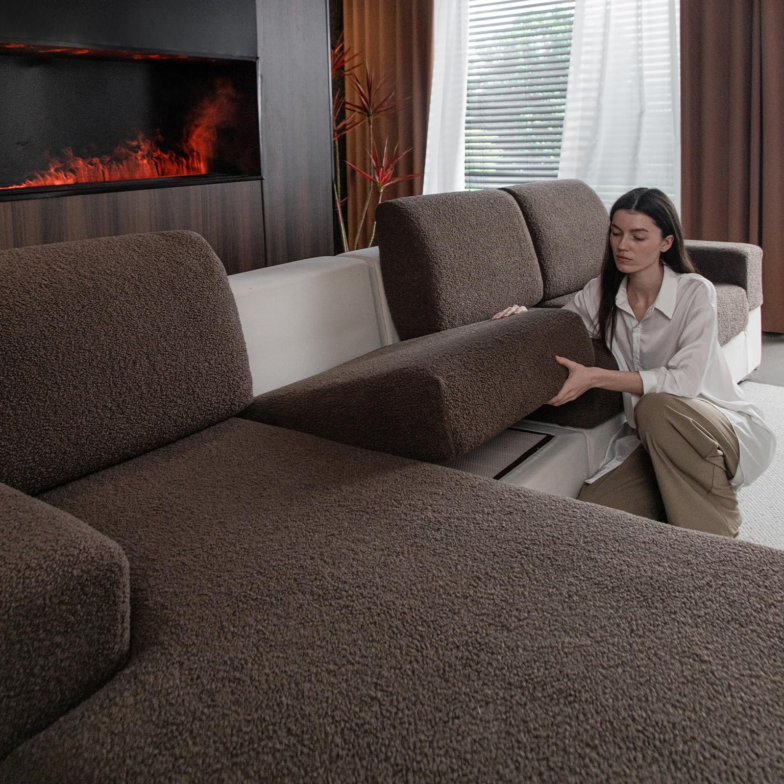 OHSIO 2-Seat Cushion Cover S, Polar Fleece