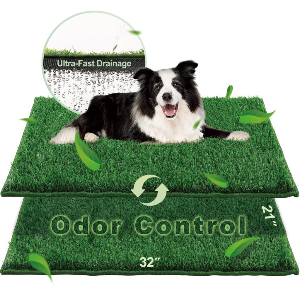 Hq4us  Pee Pads for Dogs Potty - Artificial Grass Patch