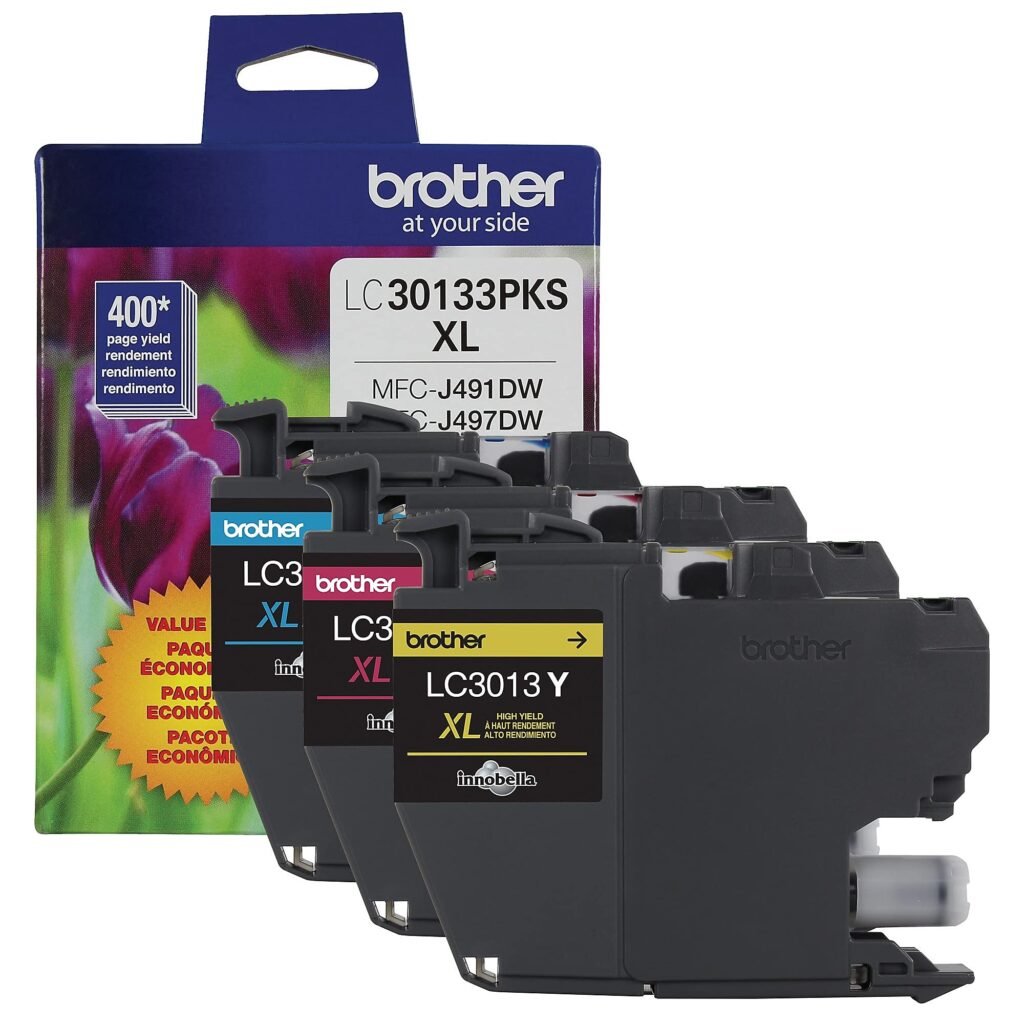 Brother LC3013 High-Yield Ink Cartridges (3-Pack)