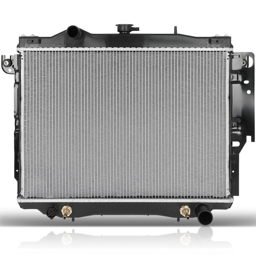SCITOO Engine Cooling Radiator Assembly Compatible with Dodge Dakota 1992 1993 1994 1995 1996, 3.9L