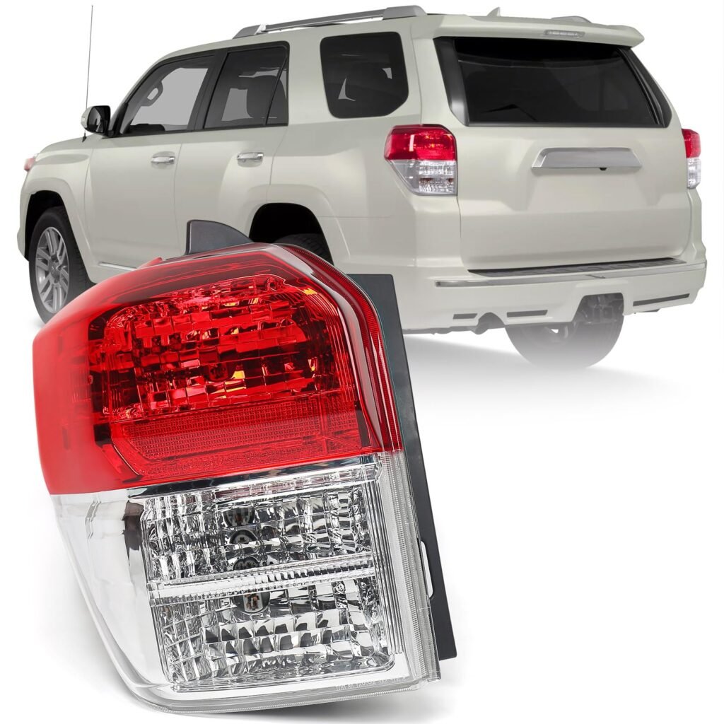 Huray Left Tail Light for Toyota 4Runner 2010 2011 2012 2013 [81561-35360] OE Tail Lamp Brake Light Replacement Driver Side