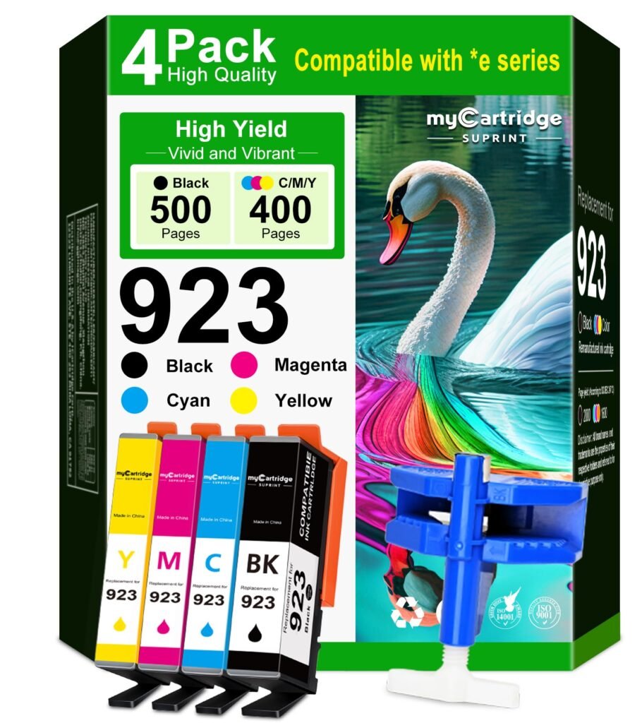 myCartridge 923XL Ink Cartridges Combo Pack (No Chip)