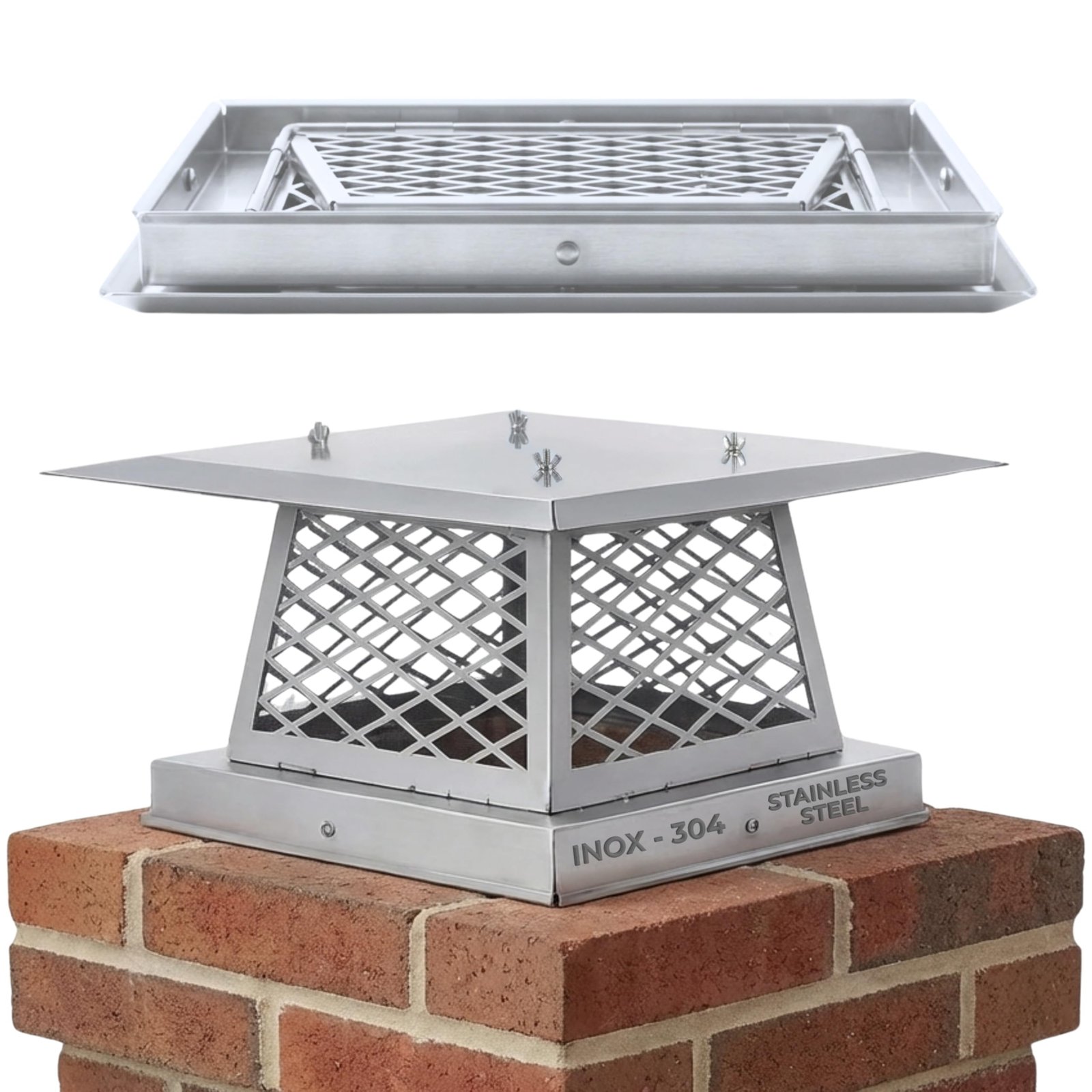 Chimco 13"x13" Stainless Steel Chimney Cap