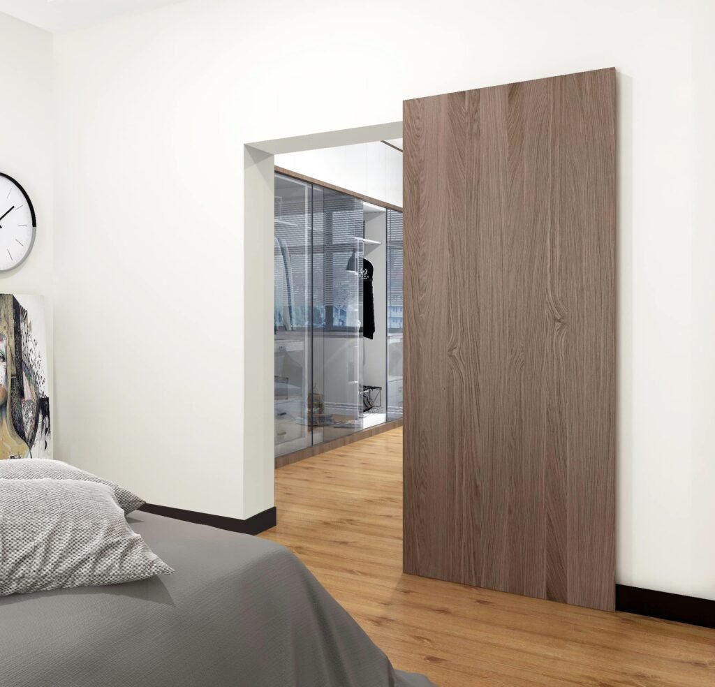 DIYHD 38" Concealed Sliding Barn Door Hardware