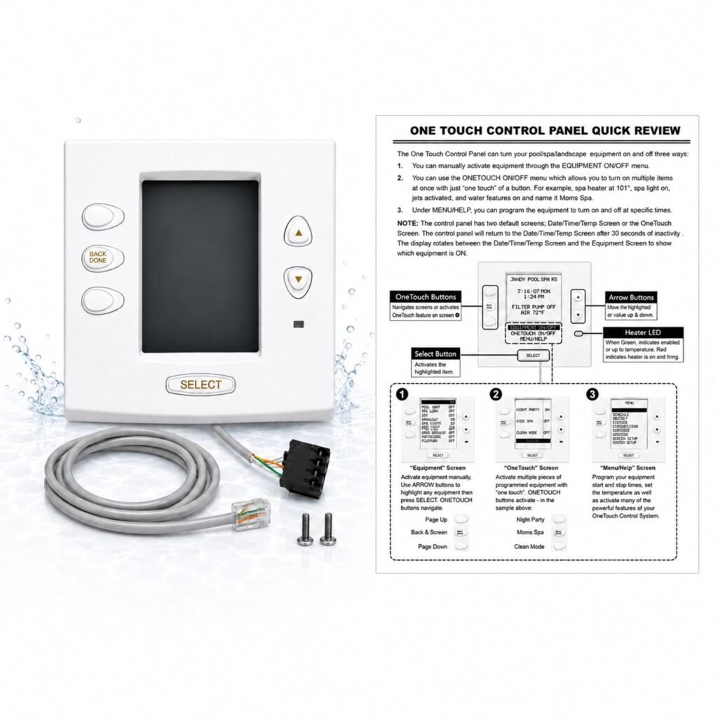 KORVELTIX R0551800 LCD Service Controller for Zodiac Jandy AquaLink RS OneTouch