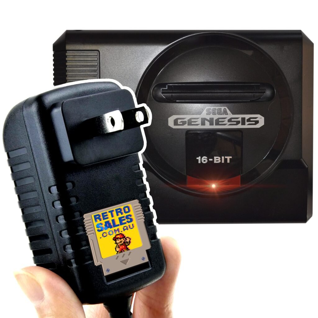Sega Genesis Power cord supply adapter for Genesis 1 power supply SEGA CD NES PC Engine TurboGrafx