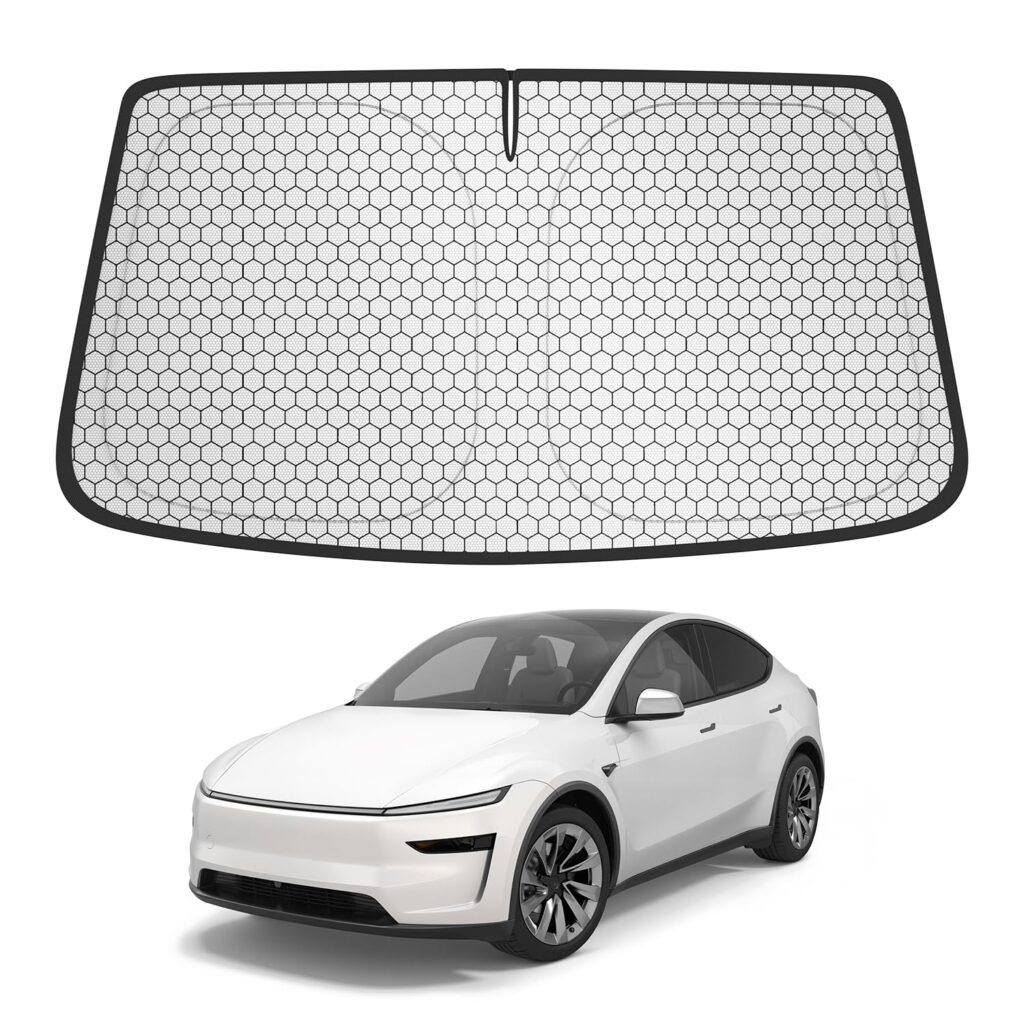 TOOWitt Custom Fit Sunshade for Tesla Model 3 & Model Y