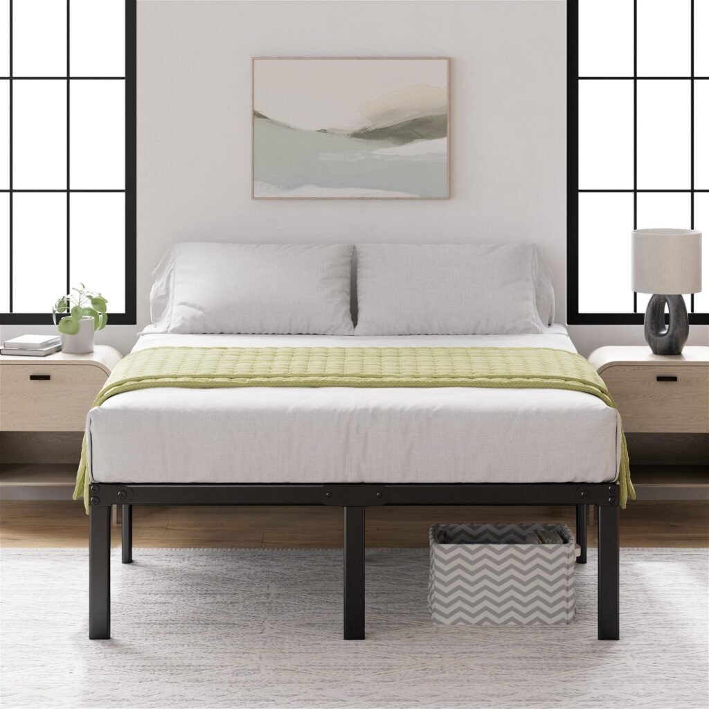 9/6/2026 ***FINAL SALE/NO RETURN, SOLD AS PARTS ONLY***
Zinus Yelena Queen Metal Platform Bed Frame