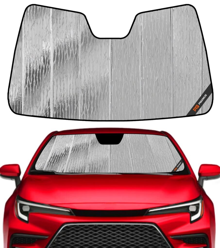 Pigenius Windshield Sun Shade for Toyota Corolla 2019-2026
