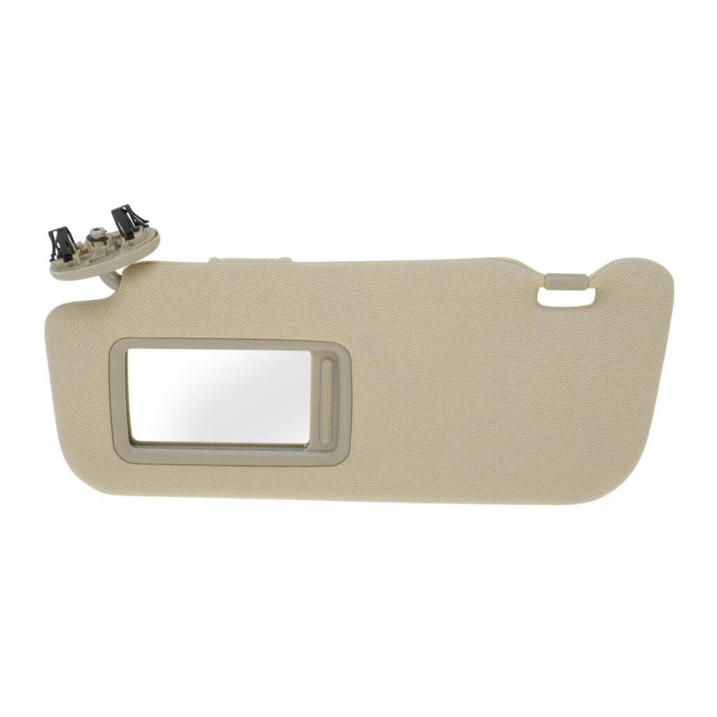 Partuto Left Driver Side Sun Visor Fit for Toyota Corolla 2007-2013 Car Sun Visor Assembly W/Vanity