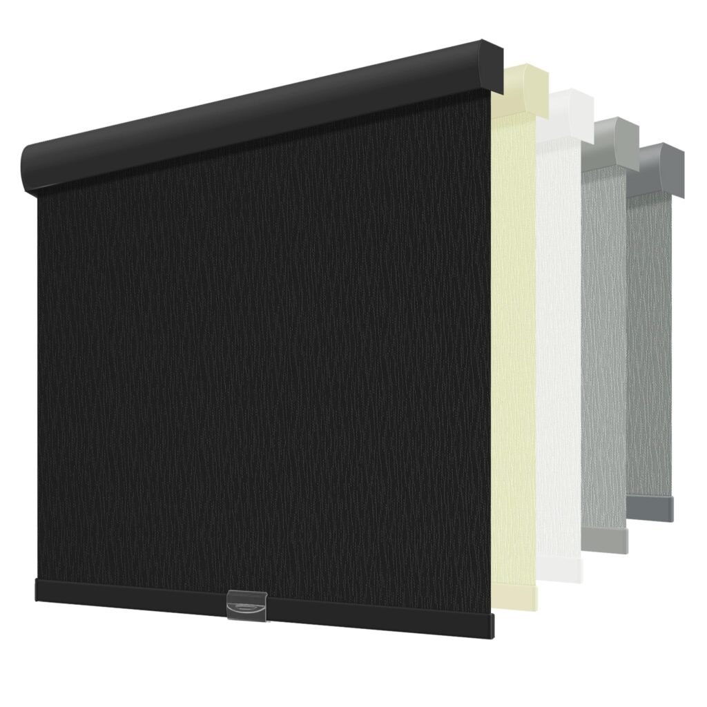 ChrisDowa Blackout Window Shades, Cordless Roller Blinds for Indoor Windows