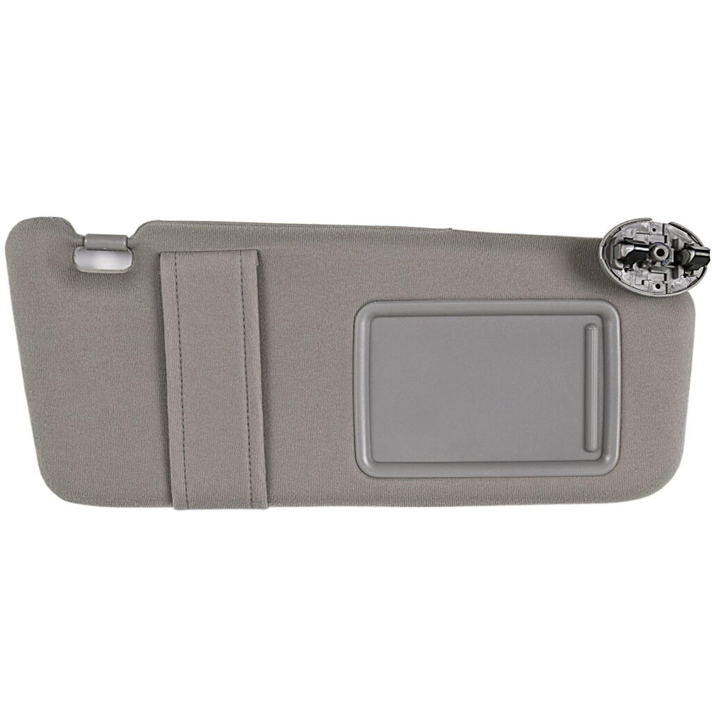 Ezzy Auto Gray Right Passenger Side Sun Visor fit for Toyota Camry Without Sunroof 2007 2008 2009