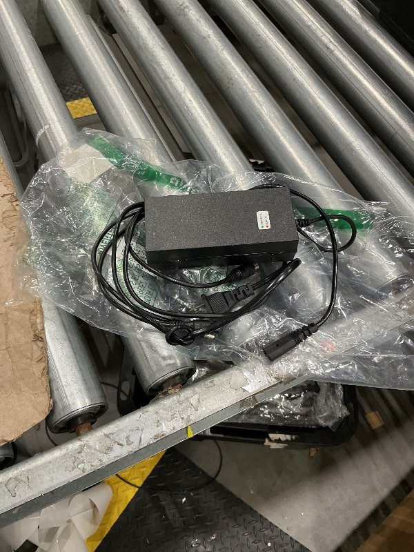 48V 2A Power Supply Adapter Compatible with 8 Port POE NVR, AC 100-240V to DC 48V 2A Power Adapter
