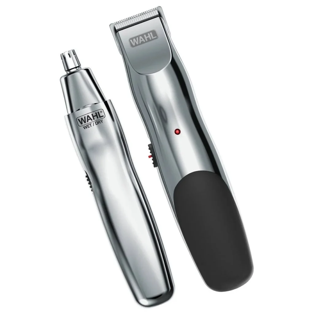Wahl Groomsman Rechargeable Beard, Mustache, Nose Hair Trimmer for Detailing