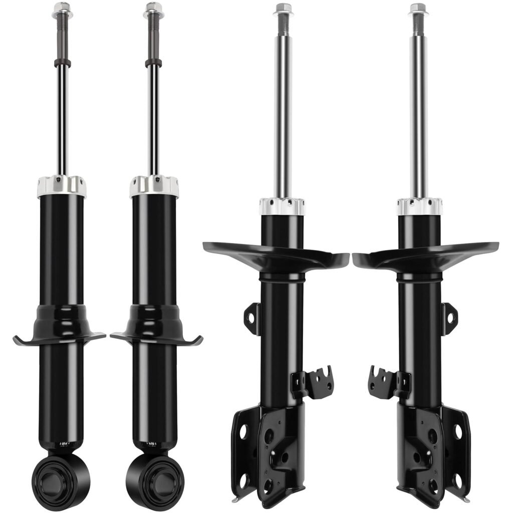 Struts Shocks,OCPTY Front Rear Shock Absorbers for Toyota Fits 2009-2010 for Pontiac Vibe,2009-2013 for Toyota Corolla,2009-2013 for Toyota Matrix 339114 339115 341448-4pcs