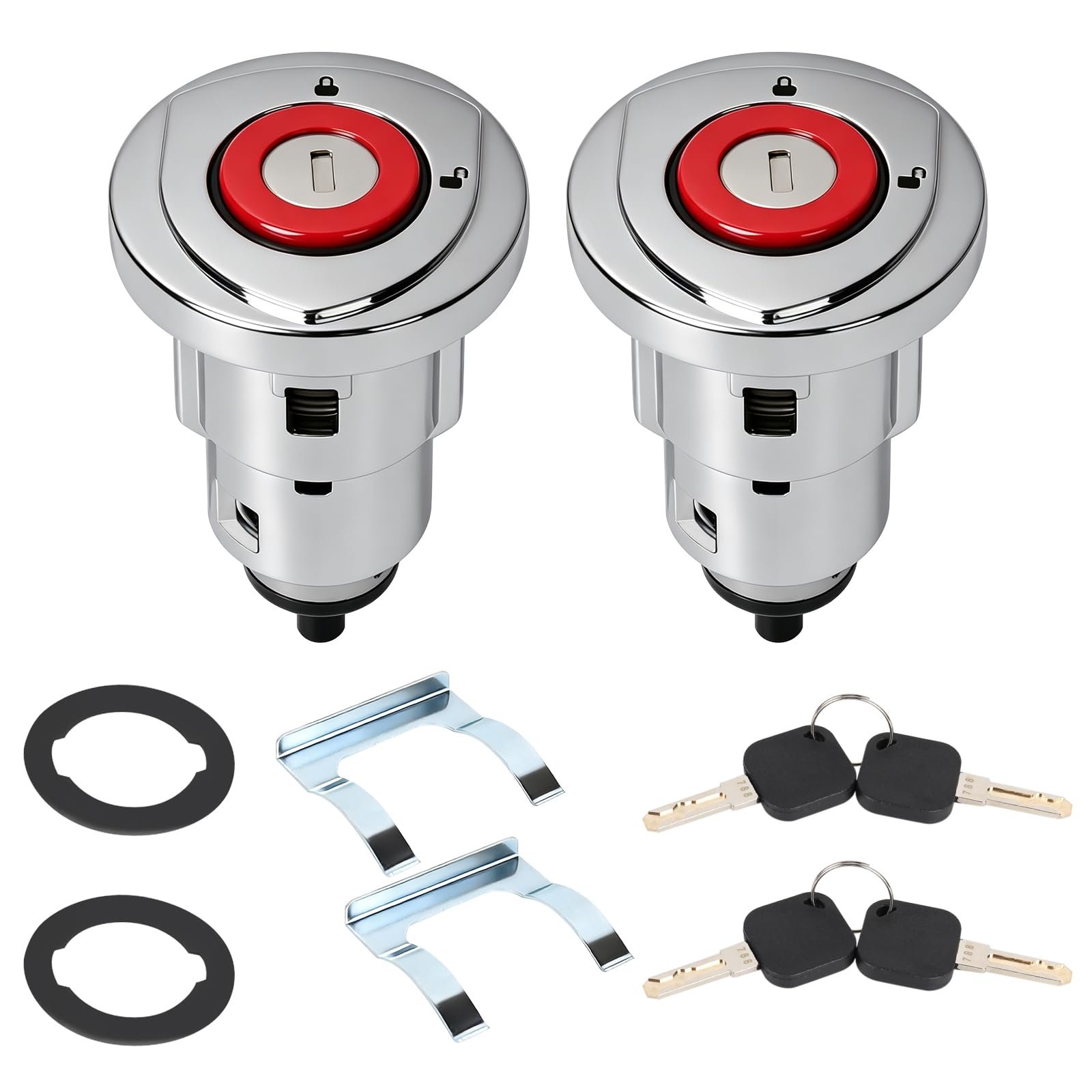 Generic Replacement Tool Box Locks (2-Pack)