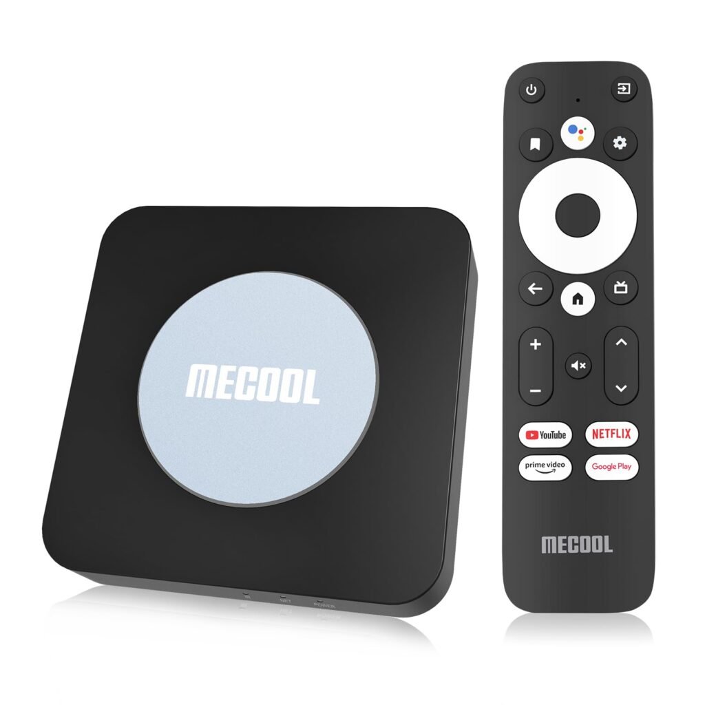 *sale for parts **** ***AS IS / NO RETURNS - FINAL SALE***
Android 11.0 TV Box, MECOOL KM2 Plus 2GB 16GB Smart TV Box with Netflix Certified, Google Assistant Dolby Atmos, TV Box 4K Support AV1, 2.4G/5G, Ethernet, WiFi 5, BT 5.0 with Amlogic S905X4 (Blac