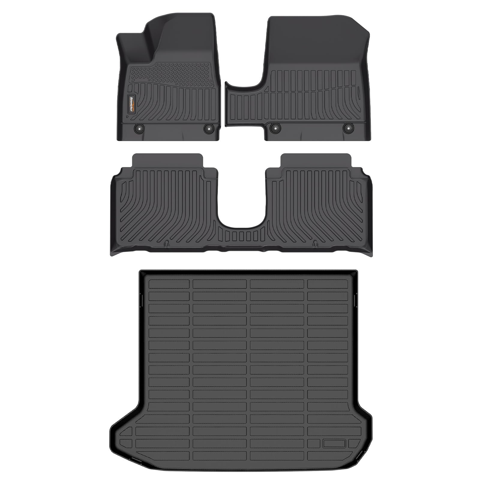 Floor Mats Full Set for 2025-2027 Hyundai Ioniq 5 Sliding Center Console