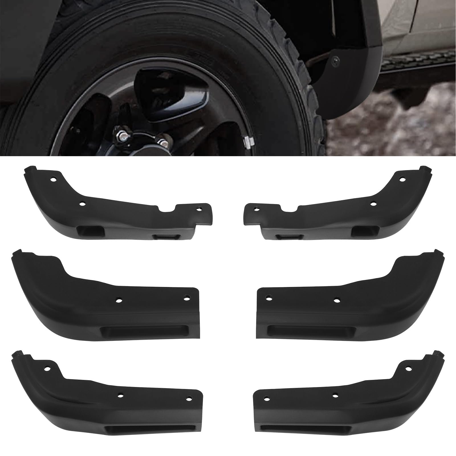 Zejoot Mud Flap Delete Kit for GMC Sierra 1500 2019-2025