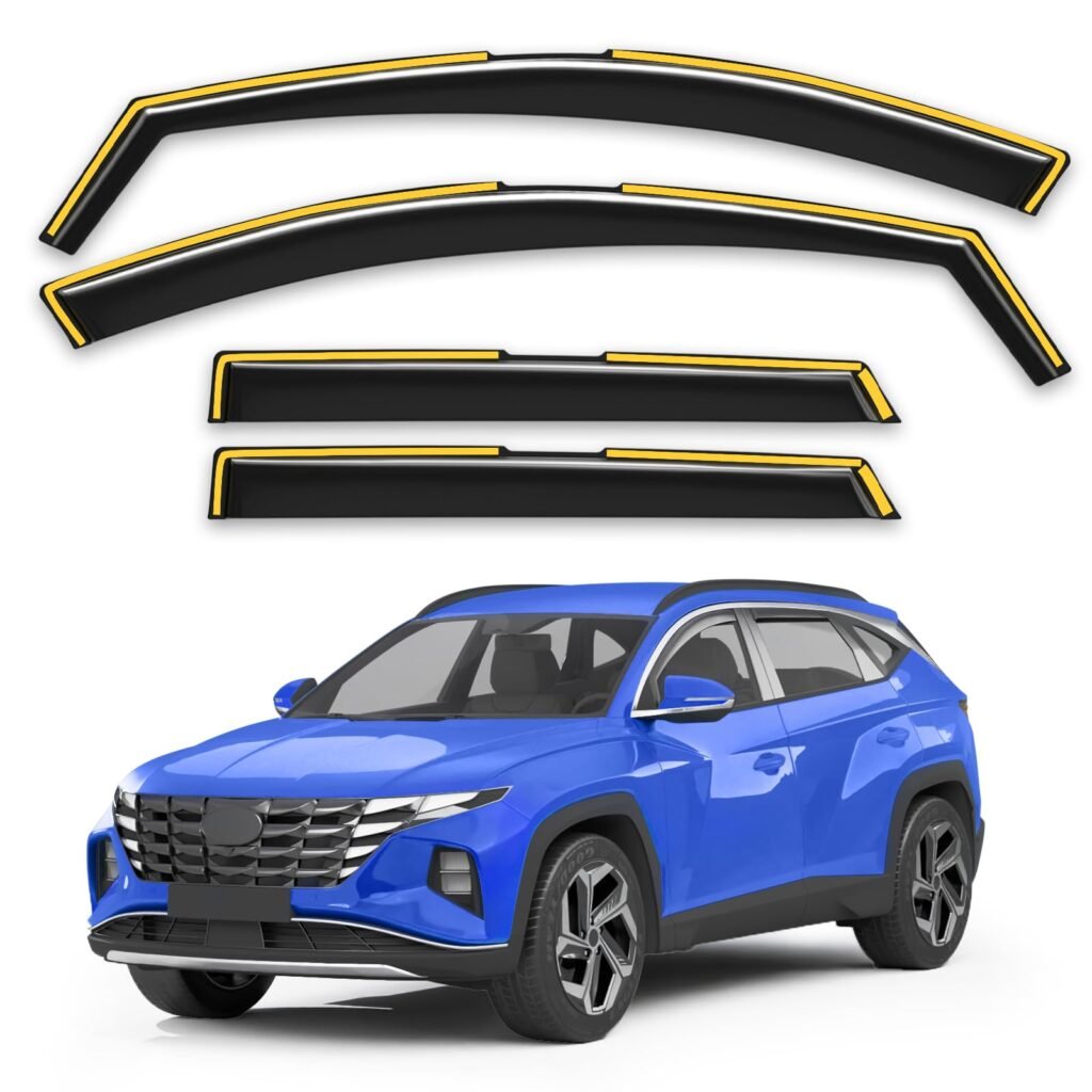 Breejoy in-Channel Window Visors Rain Guards for Hyundai Tucson 2022-2026