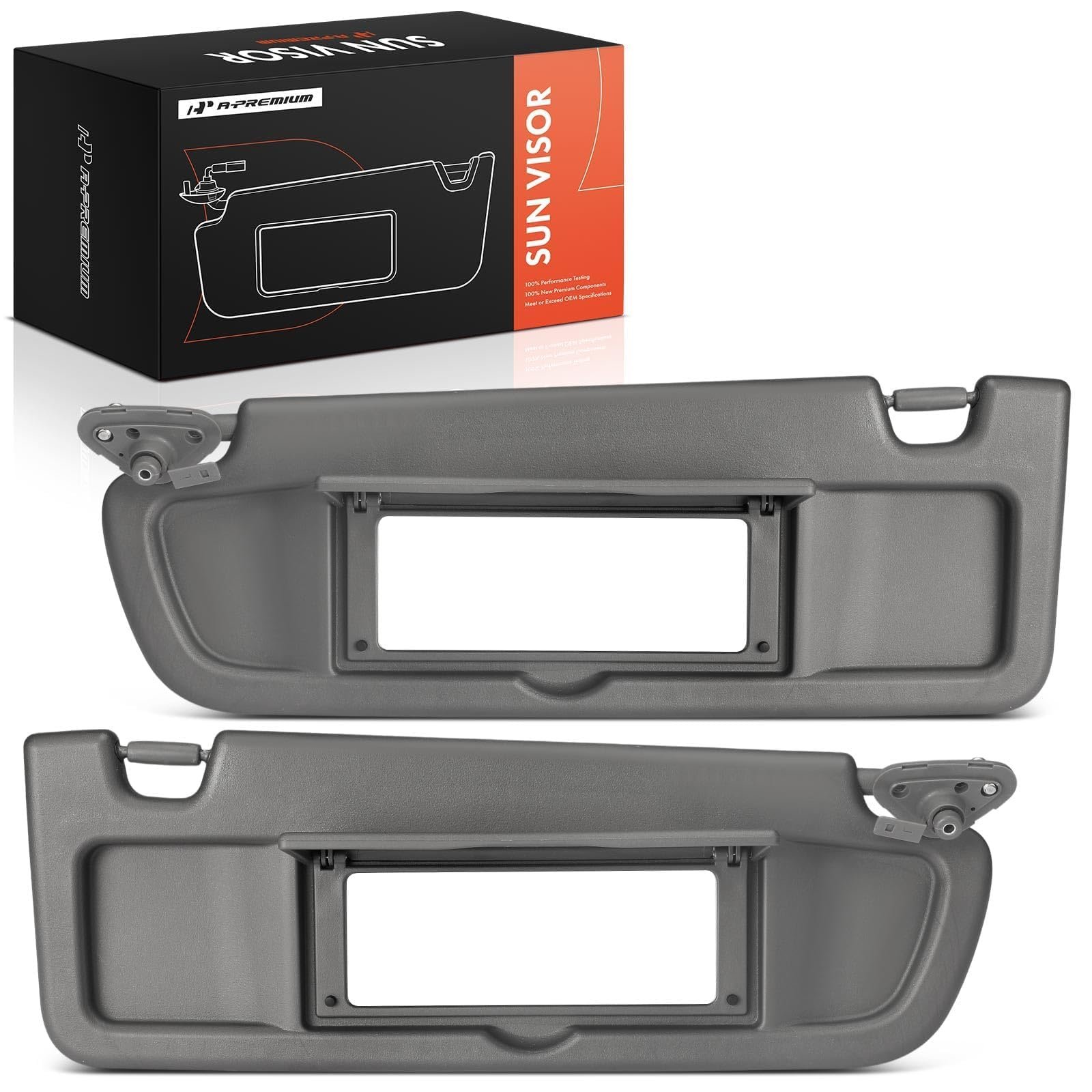 A-Premium Sun Visors for Honda Civic 2006-2008