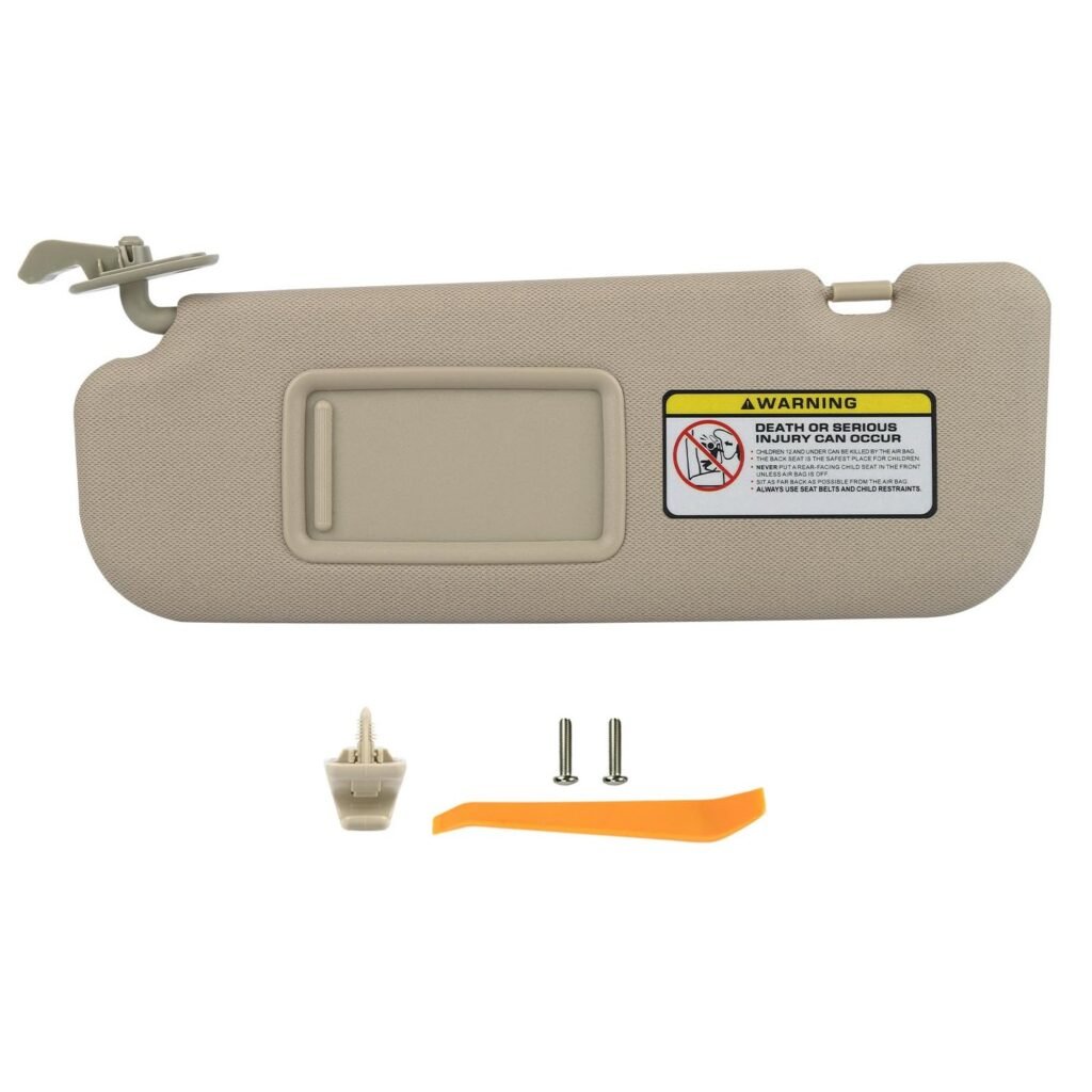 GlymXia Left Driver Side Sun Visor for Hyundai Elantra 2011-2016