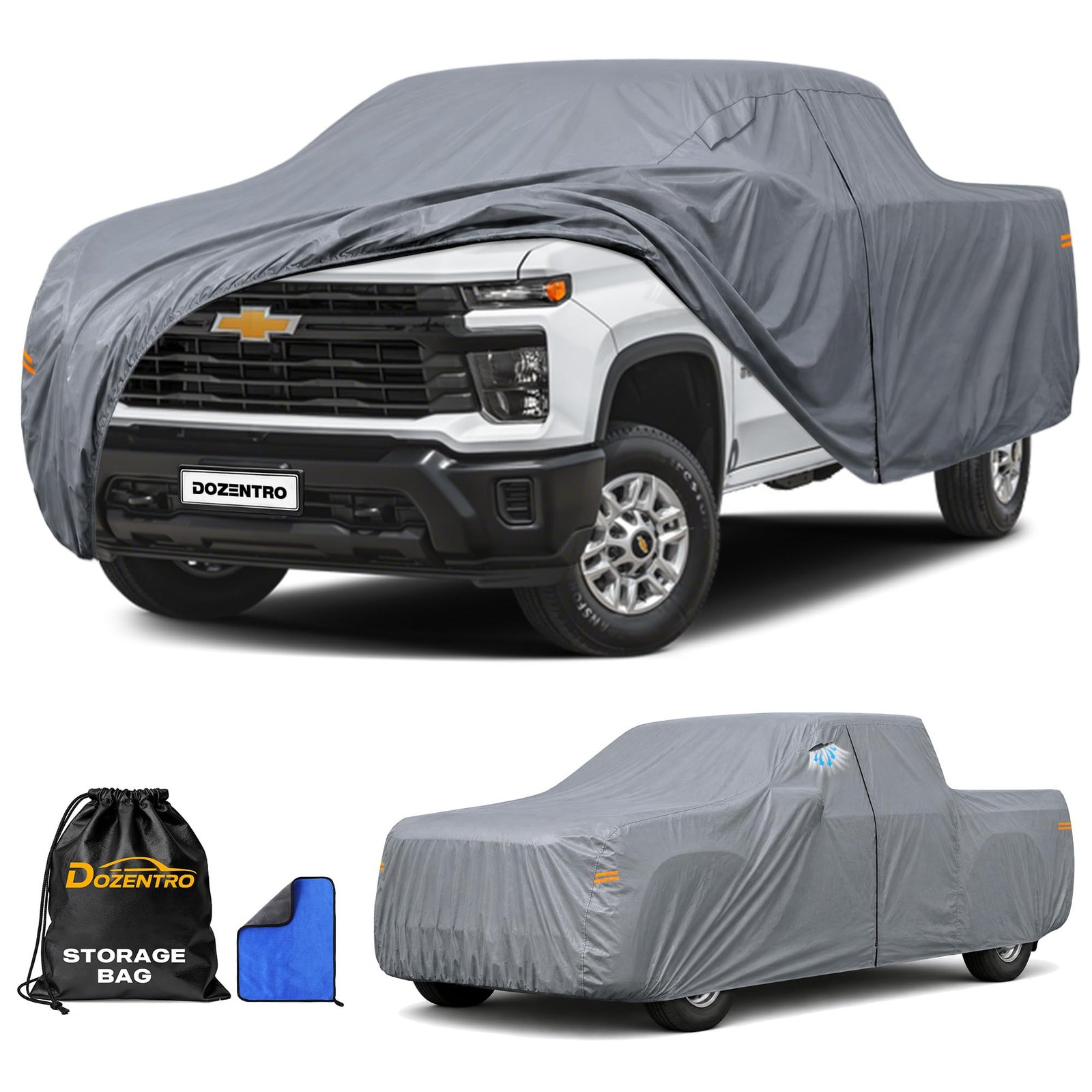 Dozentro Custom Fit Truck Cover for Chevy Silverado 2500
