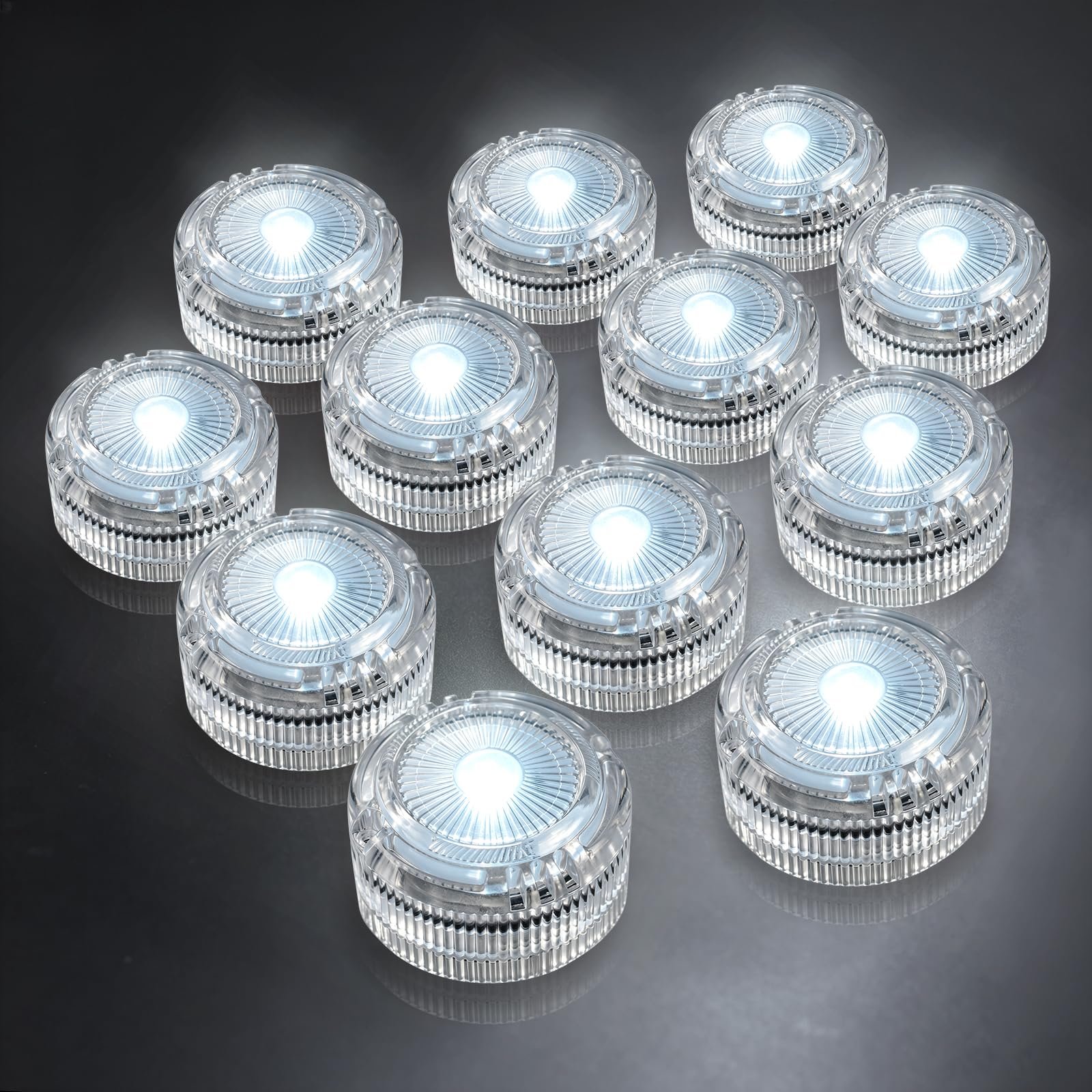 HL Submersible LED Light,White Small LED Light,150 Hours Runtime